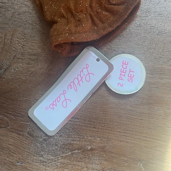 Little Lass NWT two-piece set top and jeggings girls size 6 - Picture 2 of 6